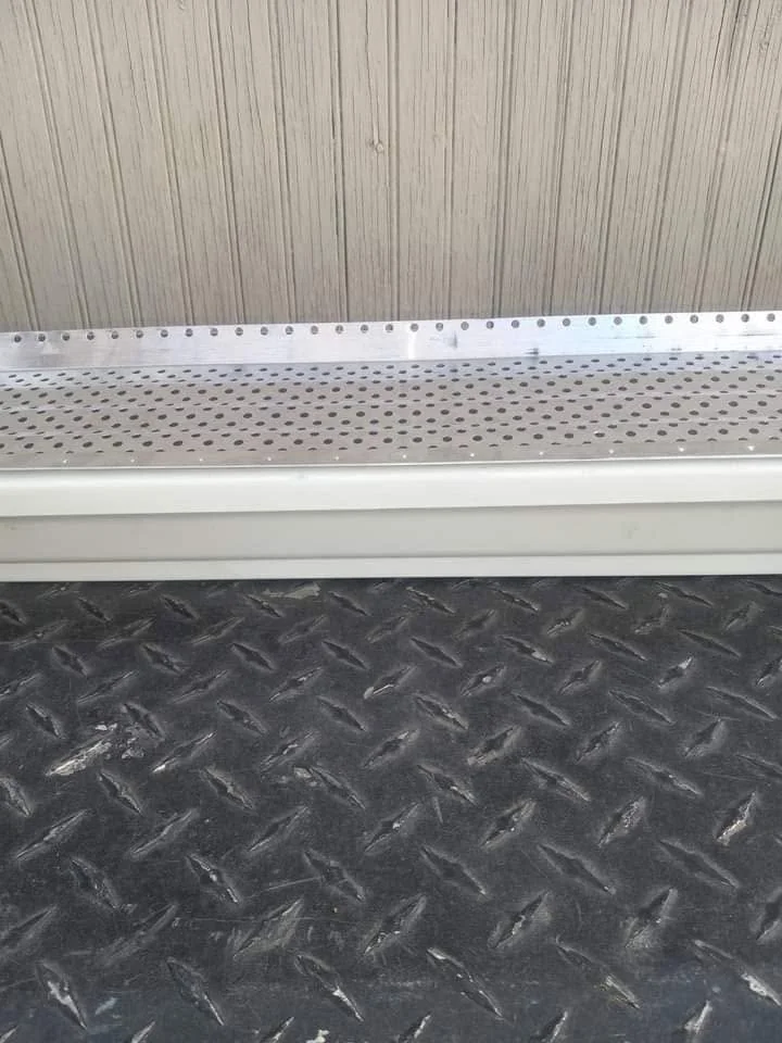 Close-up of micro-mesh gutter guard screen
